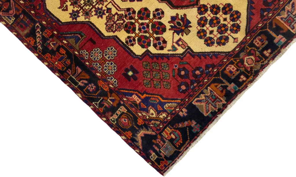 Perserteppich Hamadan 202 x 139 cm Wolle handgeknüpft