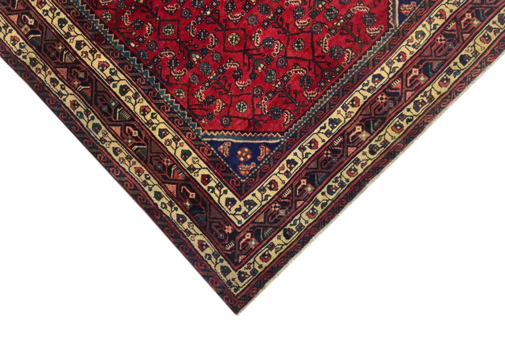 Perserteppich Hamadan 202 x 140 cm Wolle handgeknüpft