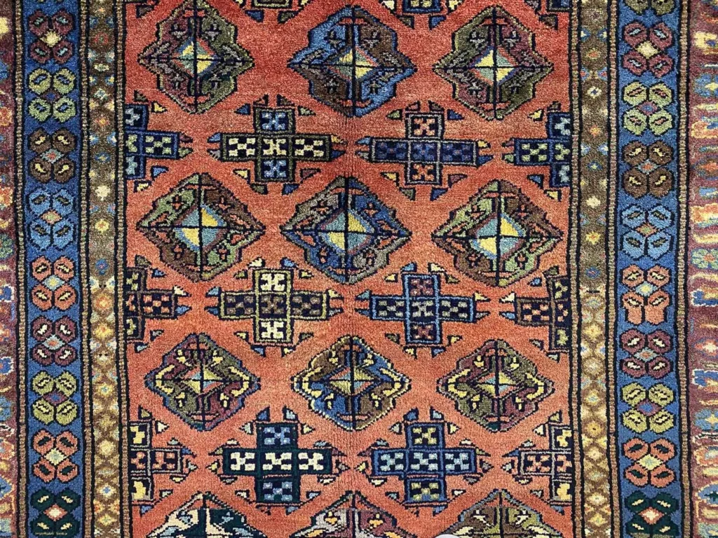 hamadan-teppich-205-x-128-cm-knotendichte-100000-350000-vielfaltiges-5 Perserteppich Hamadan 205 x 128 cm Wolle handgeknüpft
