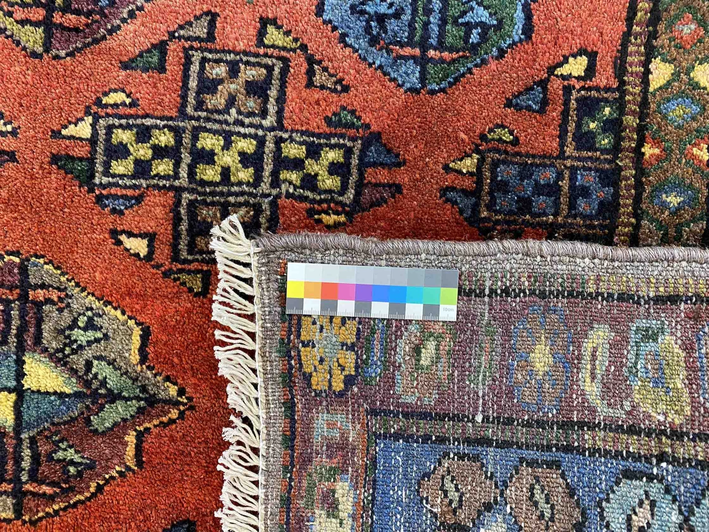 hamadan-teppich-205-x-128-cm-knotendichte-100000-350000-vielfaltiges-7 Perserteppich Hamadan 205 x 128 cm Wolle handgeknüpft