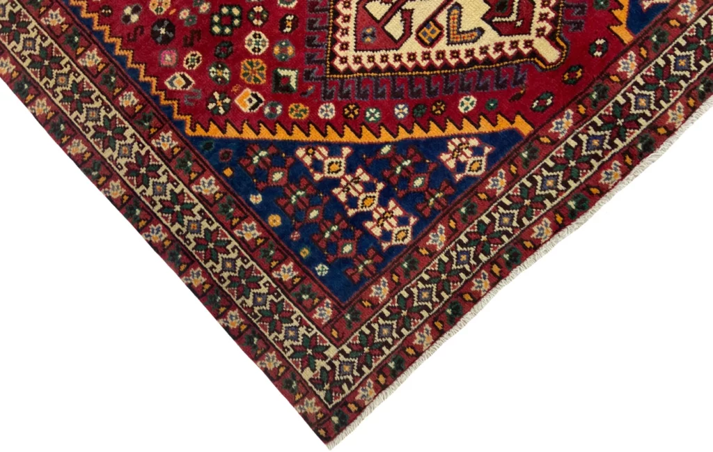 hamadan-teppich-205-x-150-cm-knotendichte-100000-350000-knoten-m-1-3 Perserteppich Hamadan 205 x 150 cm Wolle handgeknüpft