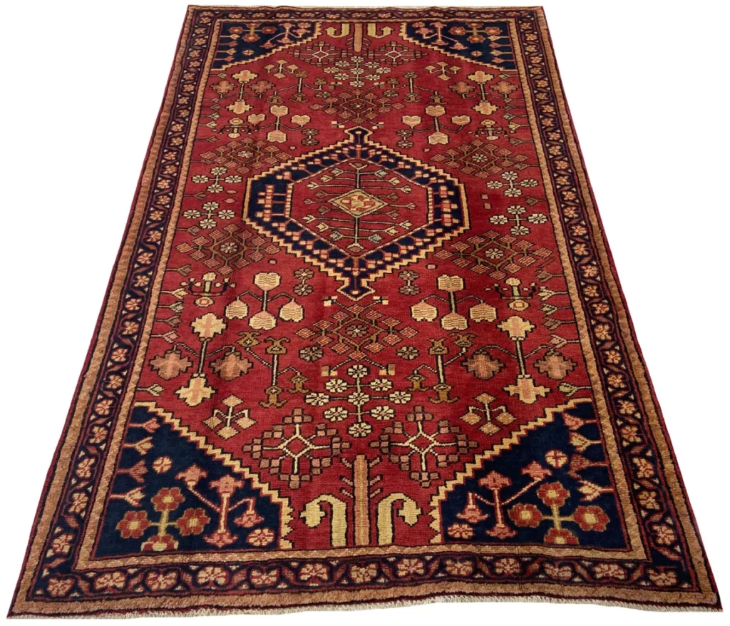 Perserteppich Hamadan 207 x 125 cm Wolle handgeknüpft