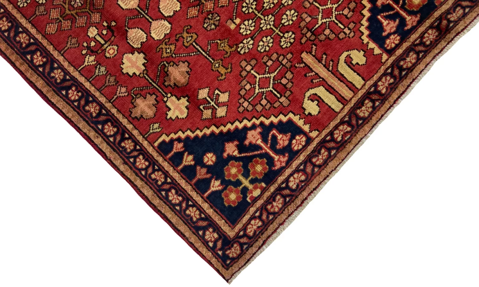 Perserteppich Hamadan 207 x 125 cm Wolle handgeknüpft