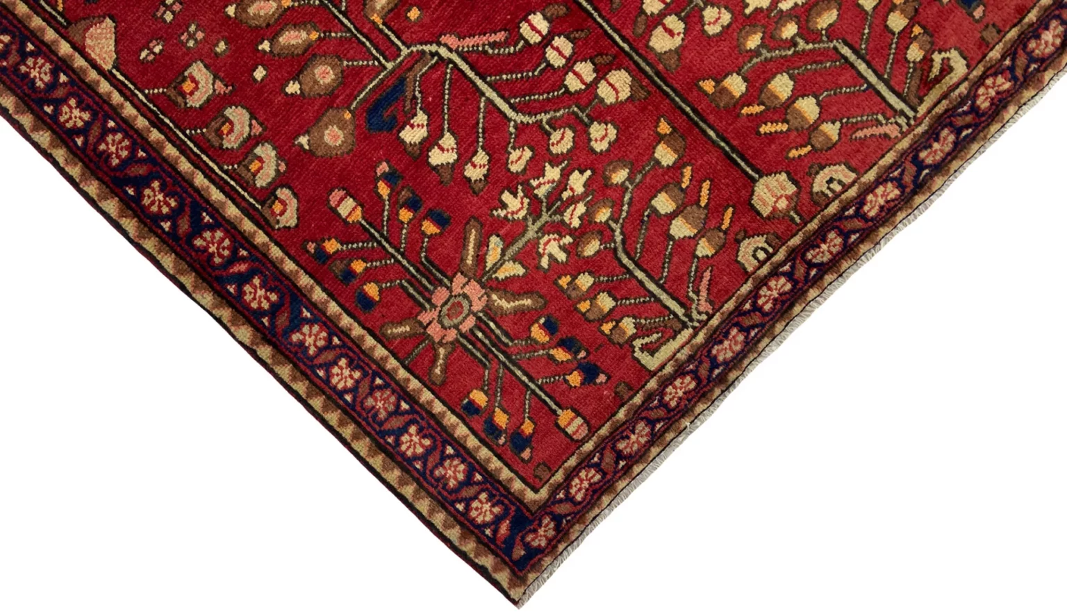 Perserteppich Hamadan 207 x 127 cm Wolle handgeknüpft