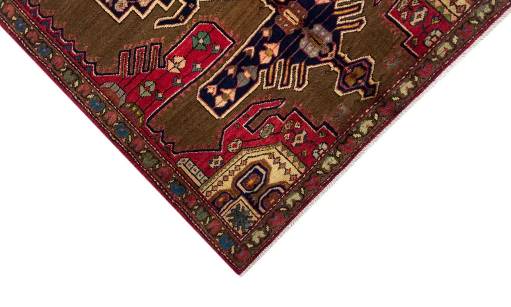 Perserteppich Hamadan 208 x 135 cm Wolle handgeknüpft