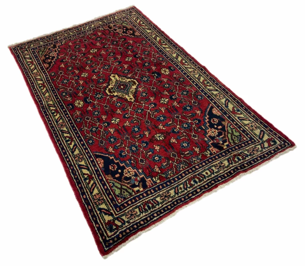Perserteppich Hamadan 208 x 135 cm Wolle handgeknüpft