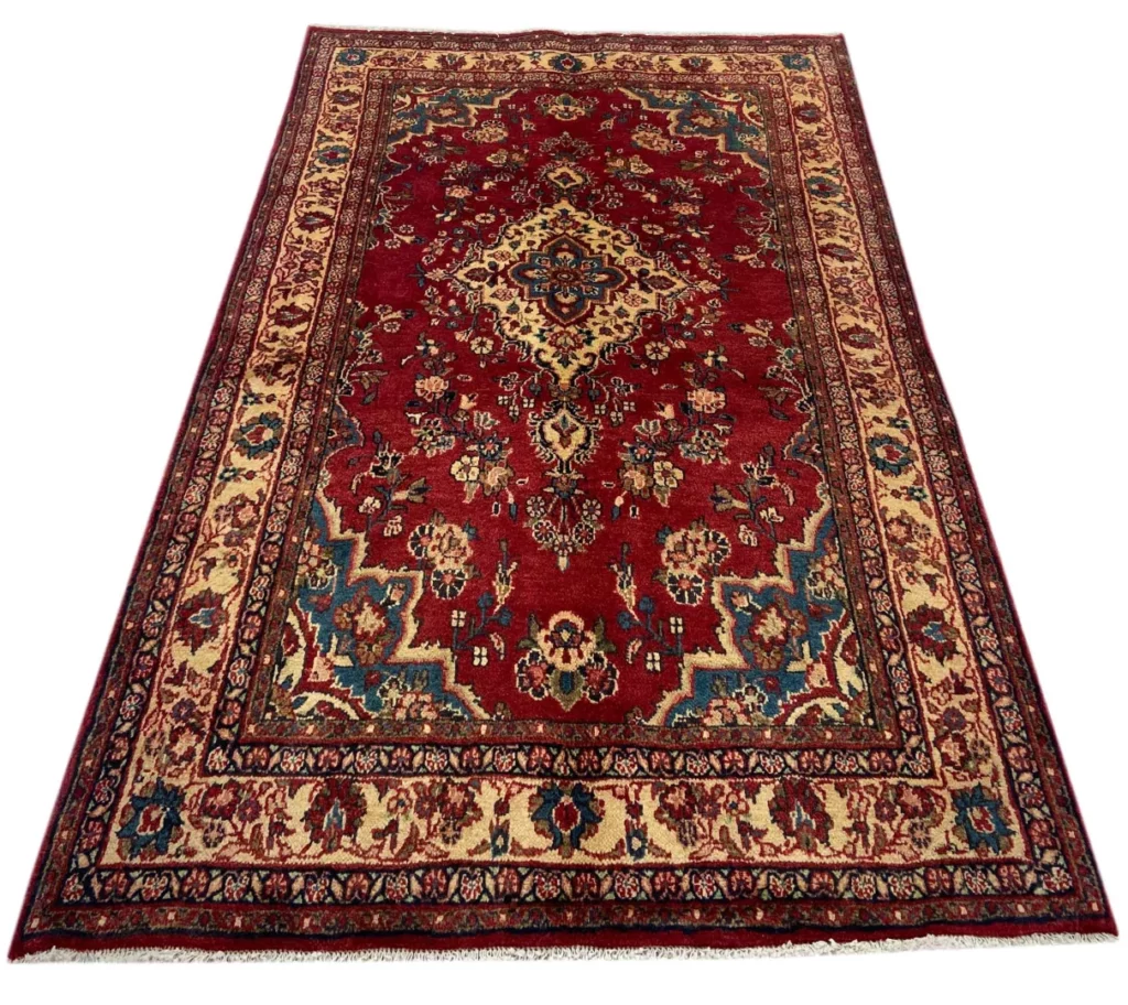Perserteppich Hamadan 209 x 128 cm Wolle handgeknüpft