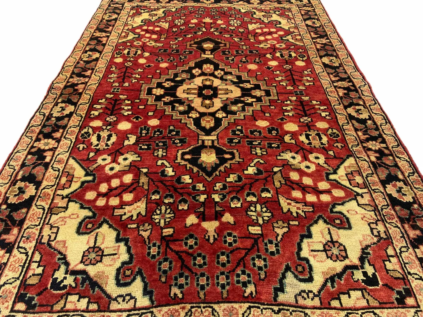 Perserteppich Hamadan 209 x 130 cm Wolle handgeknüpft