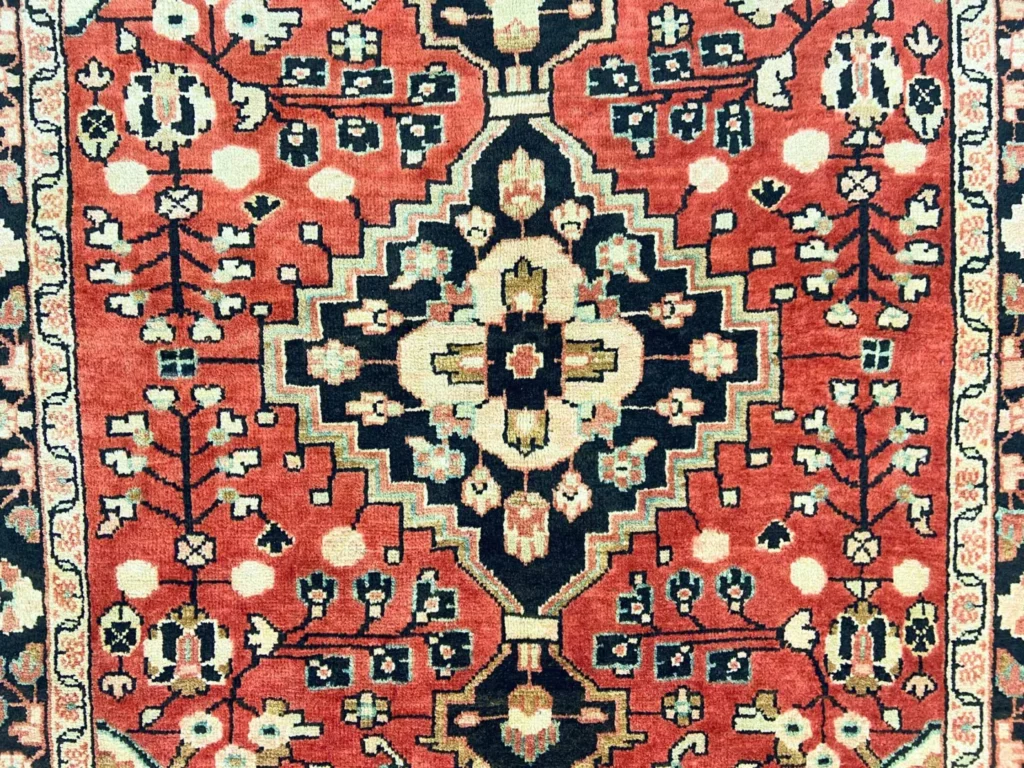 Perserteppich Hamadan 209 x 130 cm Wolle handgeknüpft