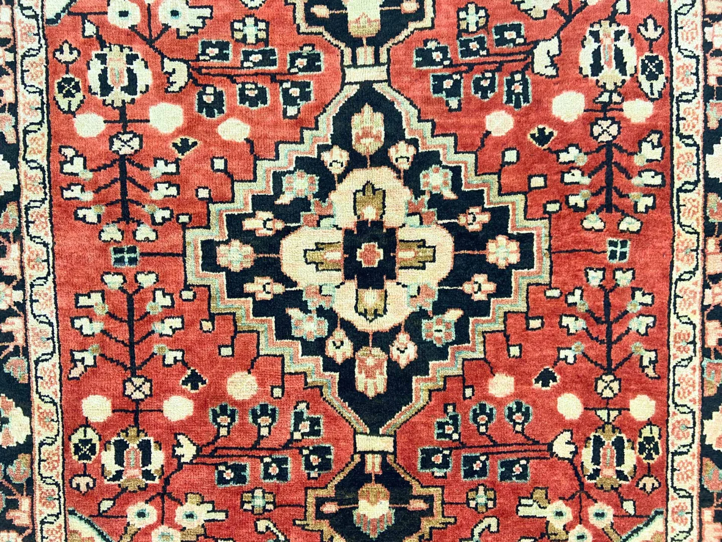 Perserteppich Hamadan 209 x 130 cm Wolle handgeknüpft