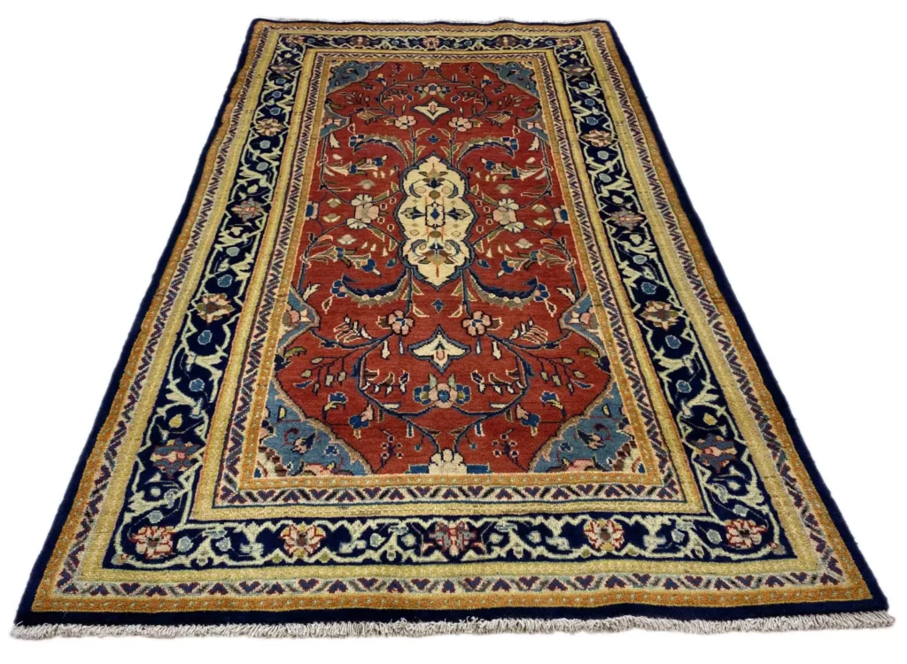Perserteppich Hamadan 212 x 122 cm Wolle handgeknüpft