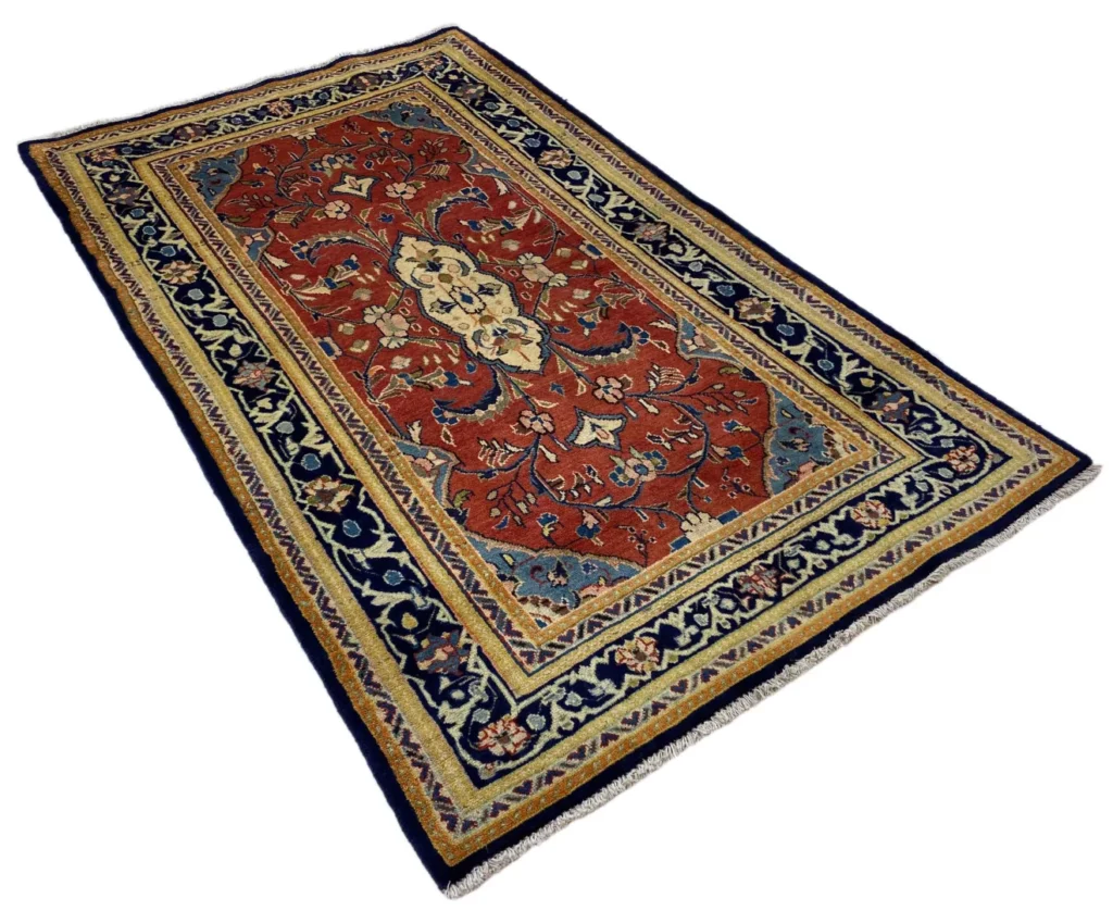 Perserteppich Hamadan 212 x 122 cm Wolle handgeknüpft