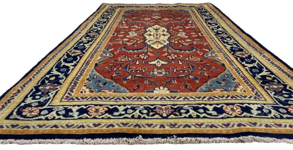 Perserteppich Hamadan 212 x 122 cm Wolle handgeknüpft