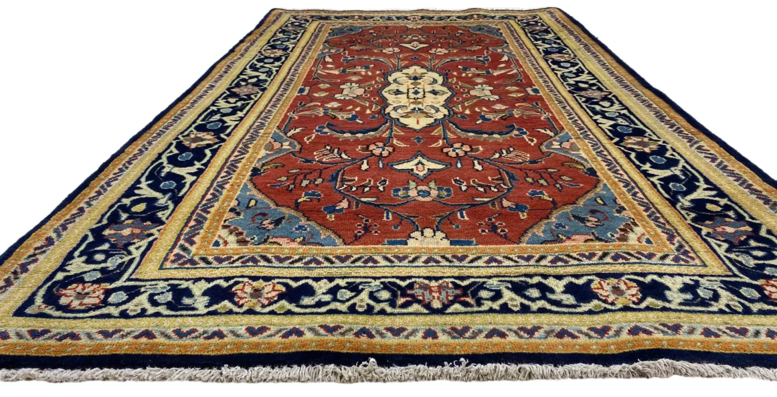 Perserteppich Hamadan 212 x 122 cm Wolle handgeknüpft