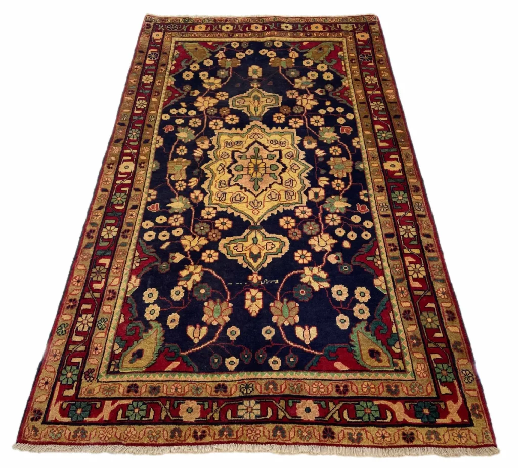 hamadan-perserteppich-212-x-126-cm-100000-350000-knoten-m-1-1 Perserteppich Hamadan 212 x 126 cm Wolle handgeknüpft