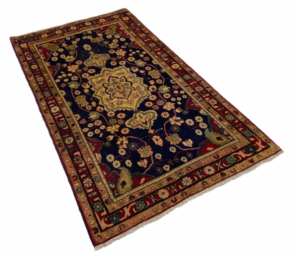 hamadan-perserteppich-212-x-126-cm-100000-350000-knoten-m-1-2 Perserteppich Hamadan 212 x 126 cm Wolle handgeknüpft
