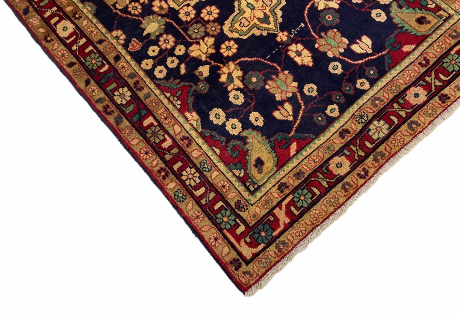 hamadan-perserteppich-212-x-126-cm-100000-350000-knoten-m-1-3 Perserteppich Hamadan 212 x 126 cm Wolle handgeknüpft
