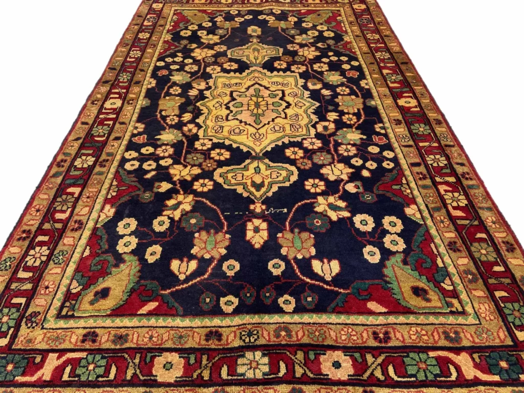 hamadan-perserteppich-212-x-126-cm-100000-350000-knoten-m-1-4 Perserteppich Hamadan 212 x 126 cm Wolle handgeknüpft