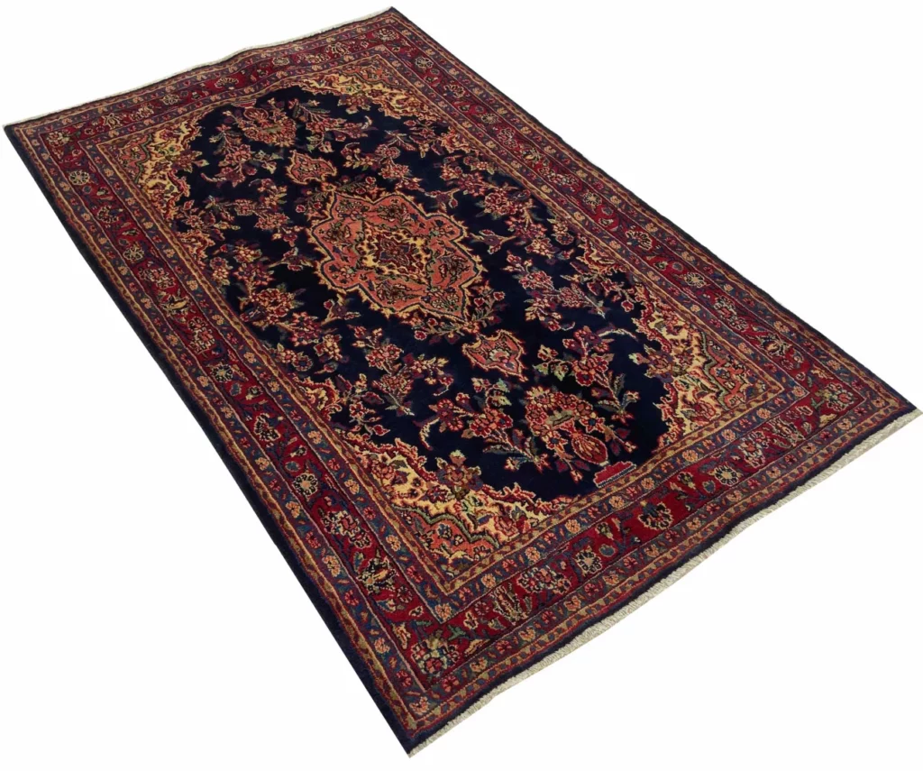 Perserteppich Hamadan 215 x 134 cm Wolle handgeknüpft