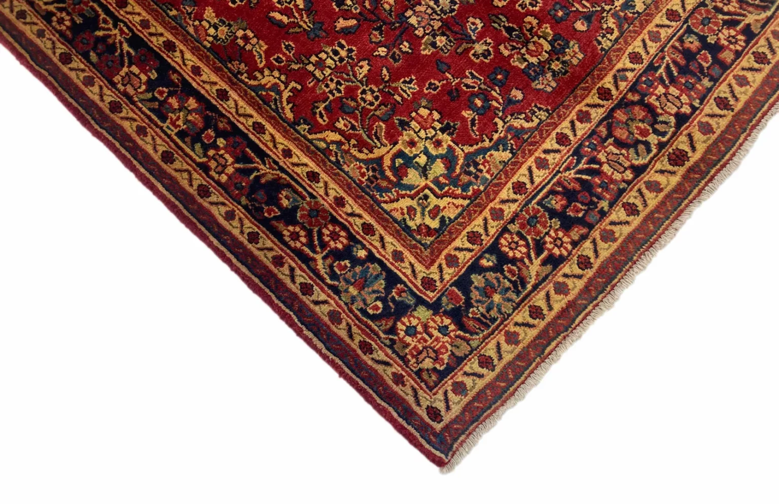 hamadan-teppich-215-x-135-cm-knotendichte-100000-350000-vielfaltiges-3 Perserteppich Hamadan 215 x 135 cm Wolle handgeknüpft