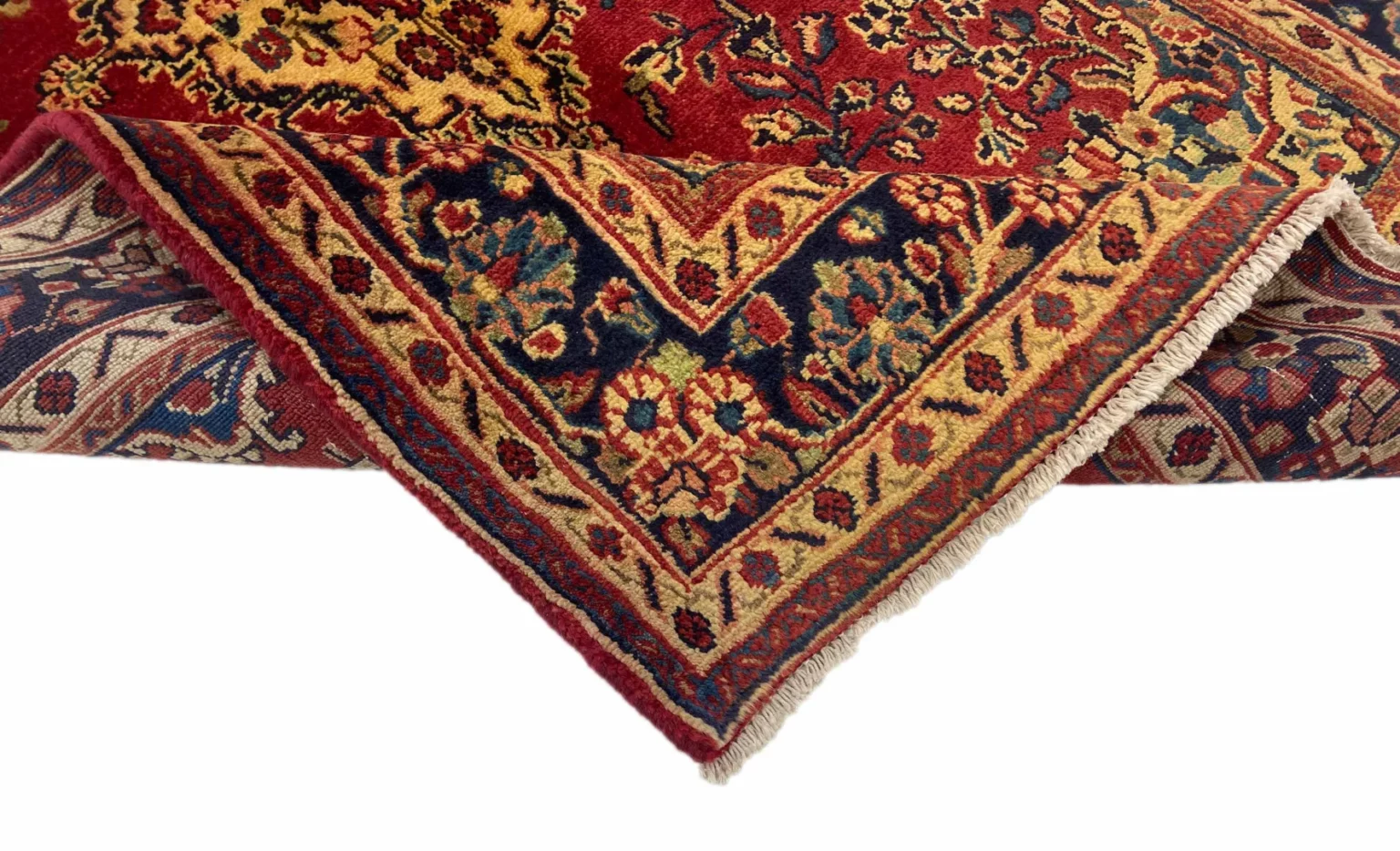 hamadan-teppich-215-x-135-cm-knotendichte-100000-350000-vielfaltiges-4 Perserteppich Hamadan 215 x 135 cm Wolle handgeknüpft