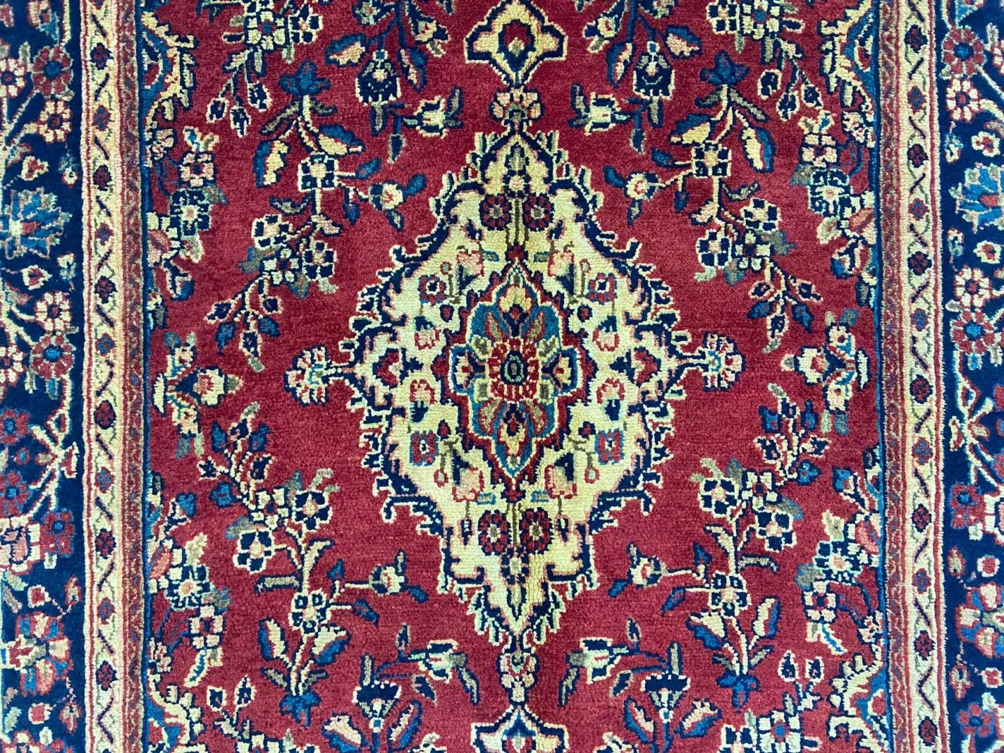 hamadan-teppich-215-x-135-cm-knotendichte-100000-350000-vielfaltiges-5 Perserteppich Hamadan 215 x 135 cm Wolle handgeknüpft