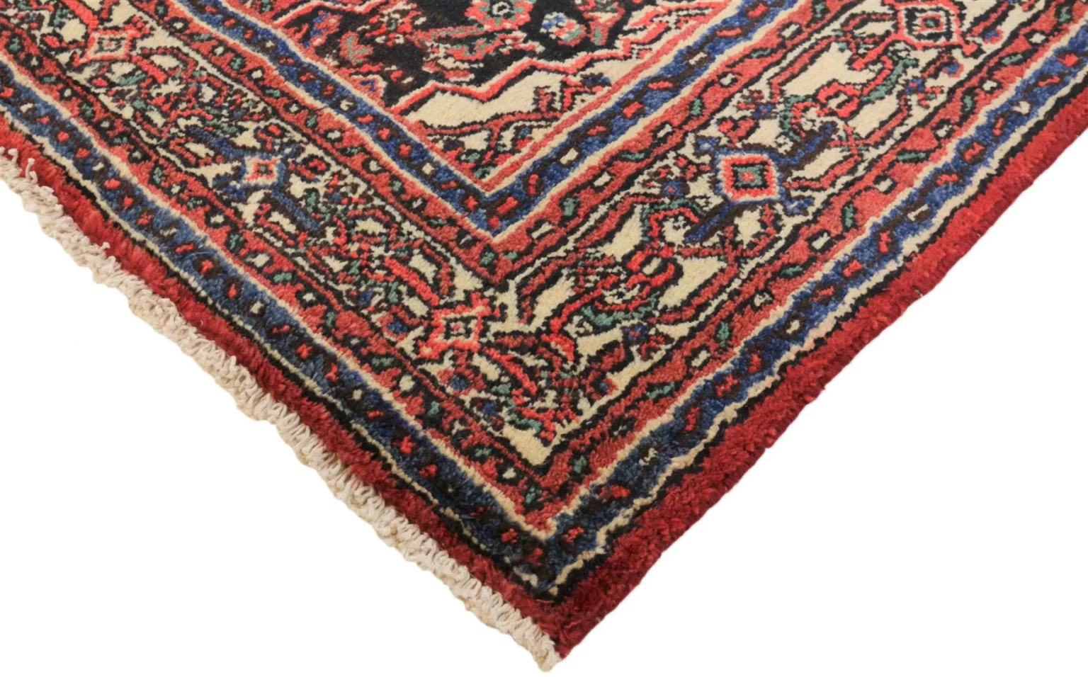 Perserteppich Hamadan 217 x 123 cm Wolle handgeknüpft
