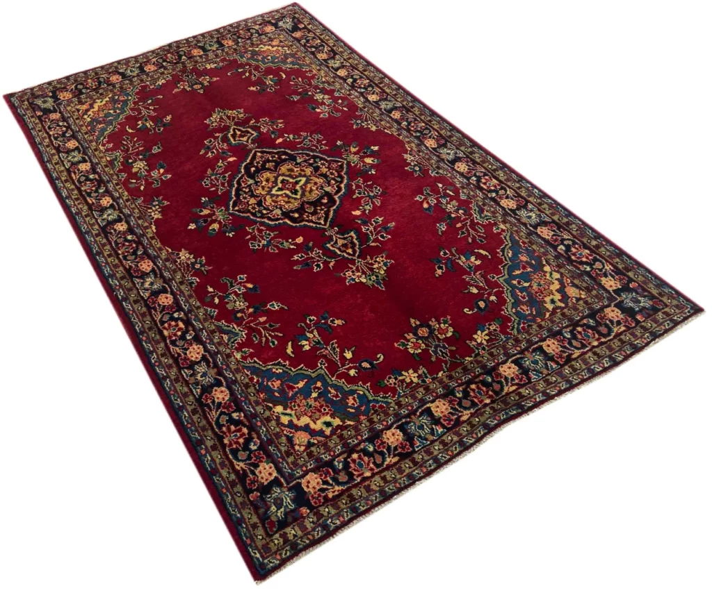 Perserteppich Hamadan 217 x 135 cm Wolle handgeknüpft