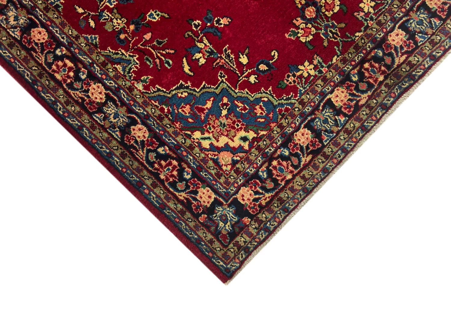 Perserteppich Hamadan 217 x 135 cm Wolle handgeknüpft