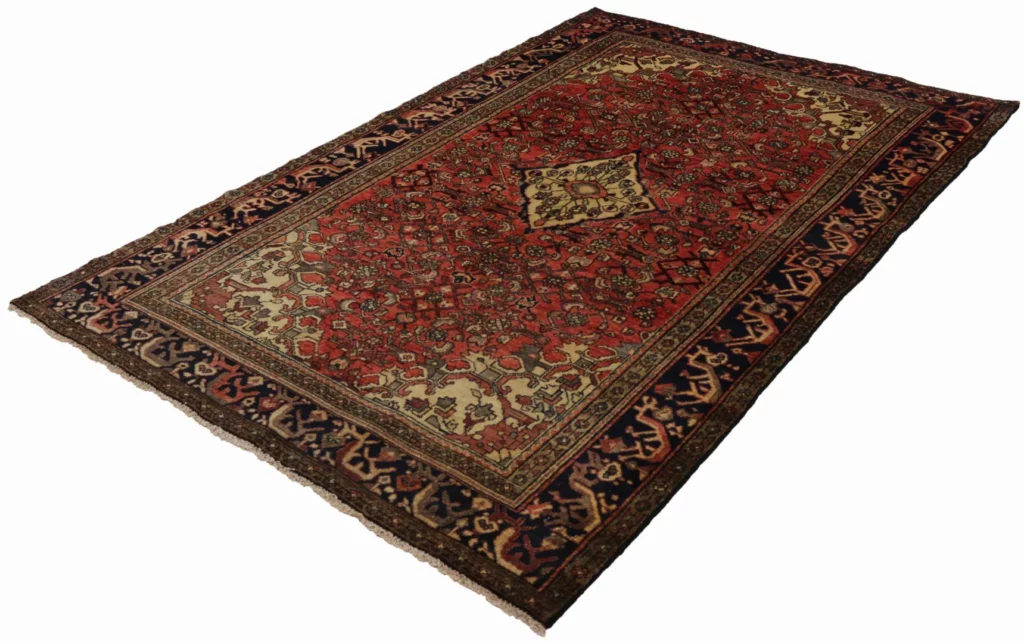 hamadan-perserteppich-217-x-139-cm-knotendichte-100000-350000-knoten-m-1-2 Perserteppich Hamadan 217 x 139 cm Wolle handgeknüpft