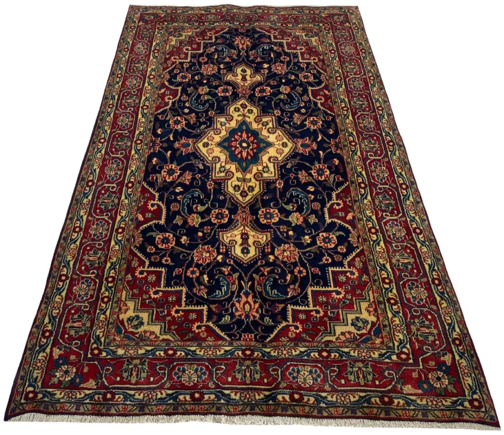 Perserteppich Hamadan 218 x 124 cm Wolle handgeknüpft