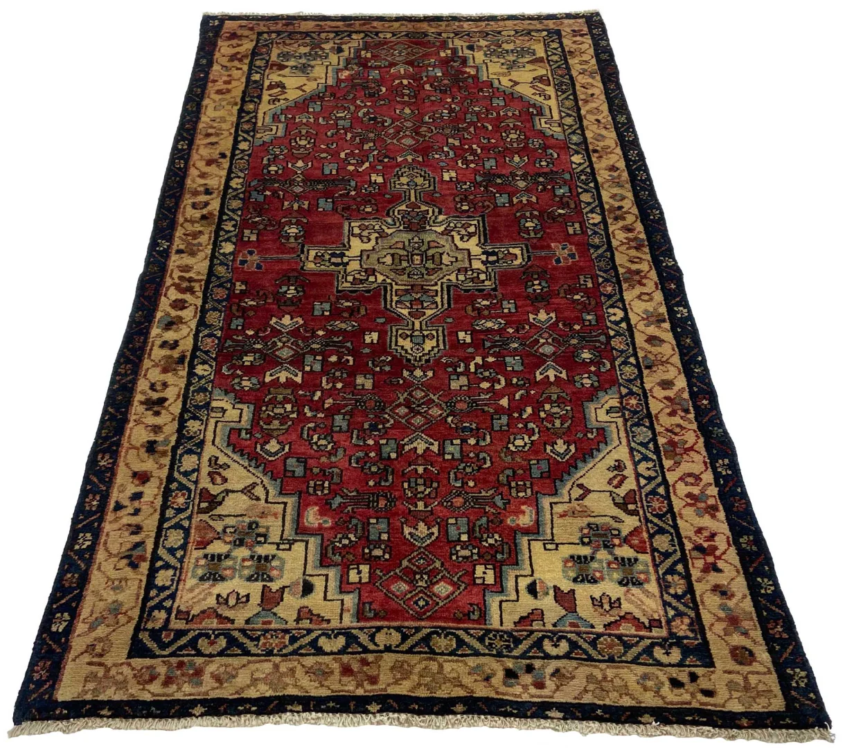 hamadan-teppich-218-x-120-cm-knotendichte-100000-350000-1-1 Perserteppich Hamadan 218 x 120 cm Wolle handgeknüpft