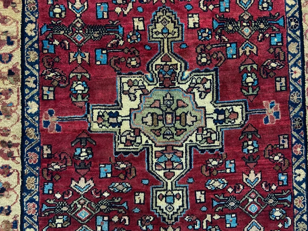 hamadan-teppich-218-x-120-cm-knotendichte-100000-350000-1-4 Perserteppich Hamadan 218 x 120 cm Wolle handgeknüpft