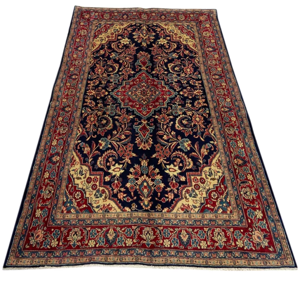Perserteppich Hamadan 218 x 126 cm Wolle handgeknüpft