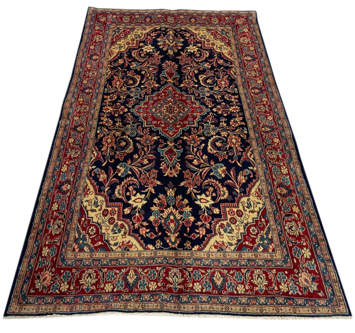 Perserteppich Hamadan 218 x 126 cm Wolle handgeknüpft