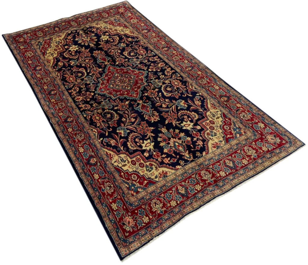 Perserteppich Hamadan 218 x 126 cm Wolle handgeknüpft