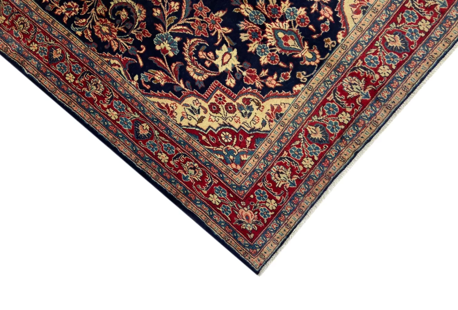 Perserteppich Hamadan 218 x 126 cm Wolle handgeknüpft