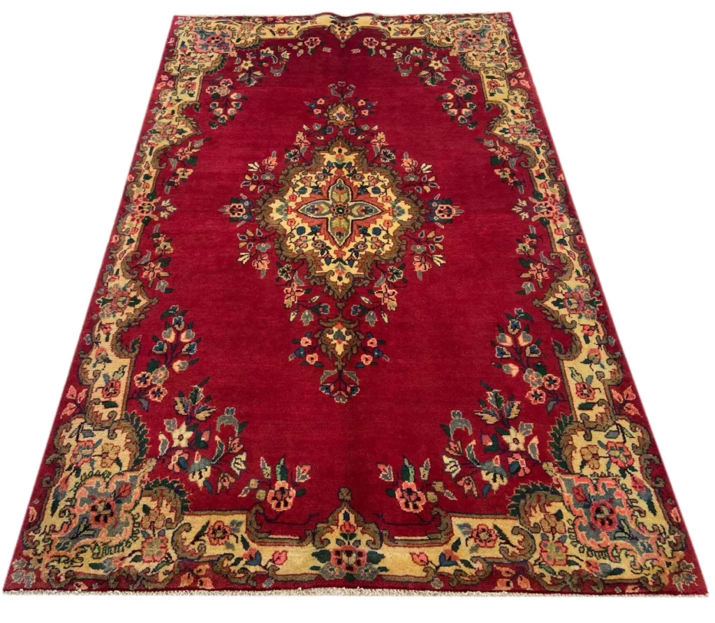 Perserteppich Hamadan 220 x 137 cm Wolle handgeknüpft