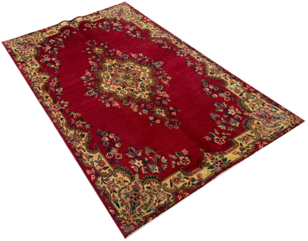 Perserteppich Hamadan 220 x 137 cm Wolle handgeknüpft