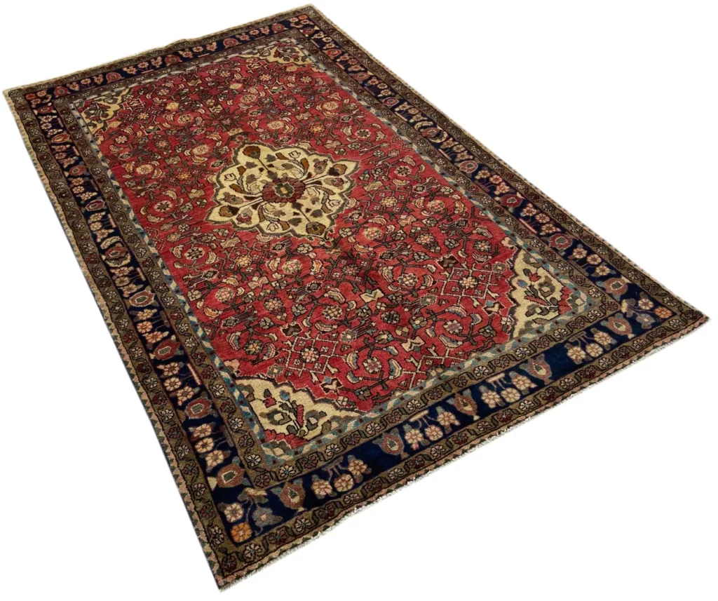 Perserteppich Hamadan 220 x 140 cm Wolle handgeknüpft