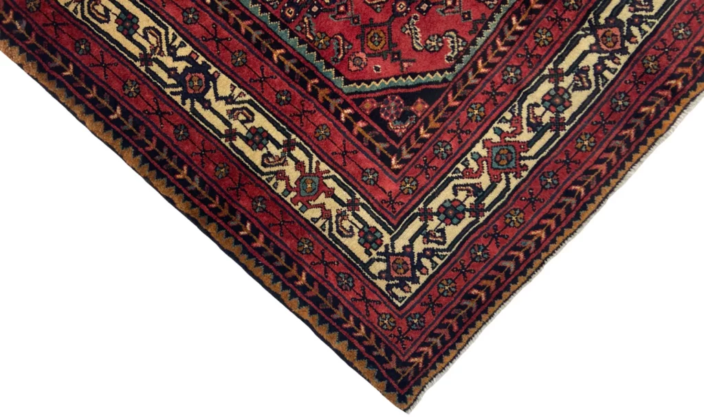 Perserteppich Hamadan 222 x 146 cm Wolle handgeknüpft