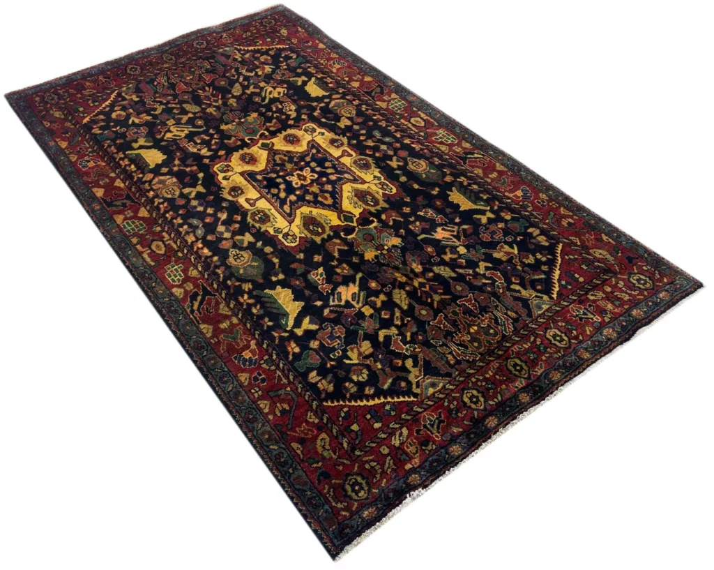 hamadan-teppich-223-x-132-cm-knotendichte-100000-350000-knoten-m-1-2 Perserteppich Hamadan 223 x 132 cm Wolle handgeknüpft