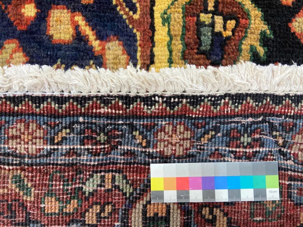 hamadan-teppich-223-x-132-cm-knotendichte-100000-350000-knoten-m-1-4 Perserteppich Hamadan 223 x 132 cm Wolle handgeknüpft