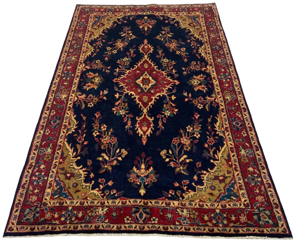 Perserteppich Hamadan 223 x 140 cm Wolle handgeknüpft