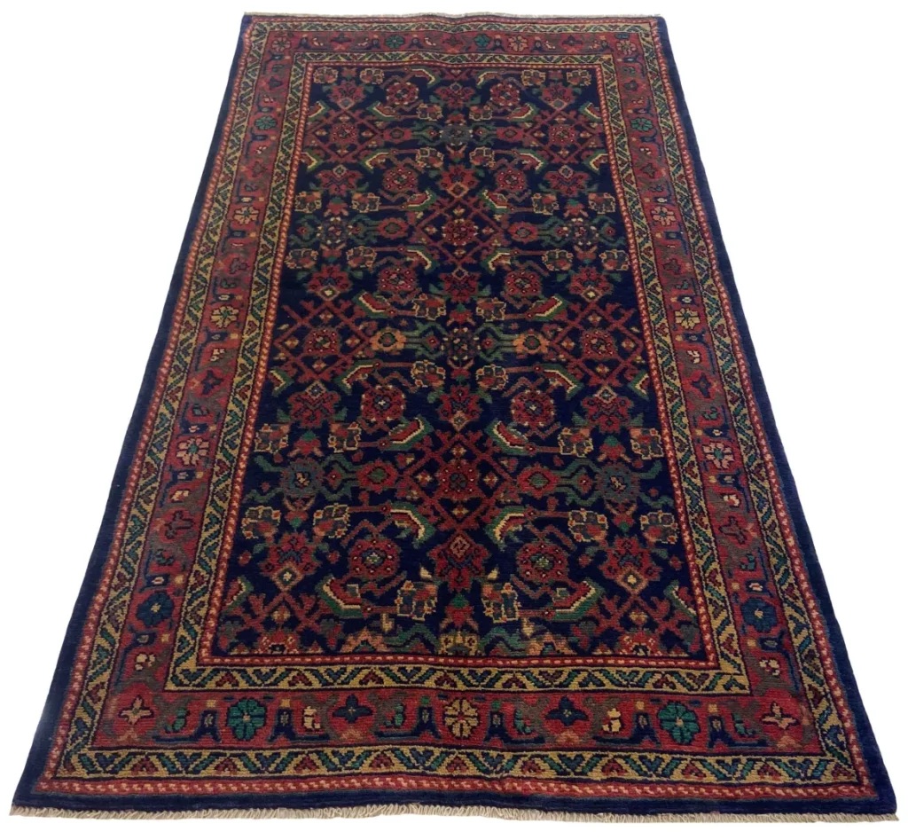 Perserteppich Hamadan 224 x 120 cm Wolle handgeknüpft