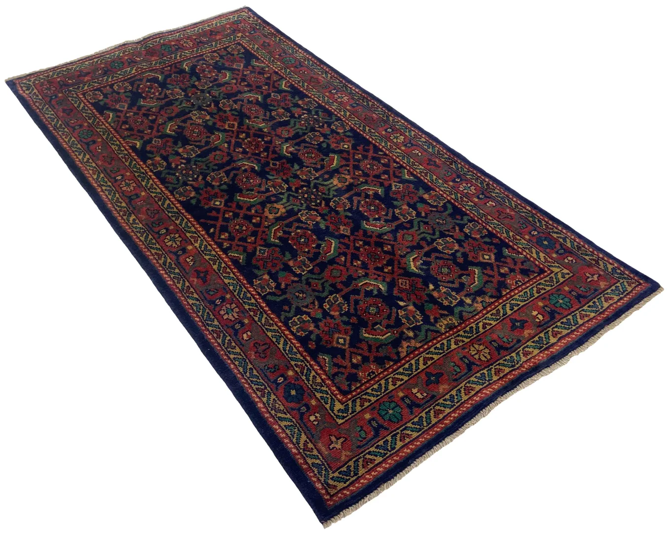 Perserteppich Hamadan 224 x 120 cm Wolle handgeknüpft
