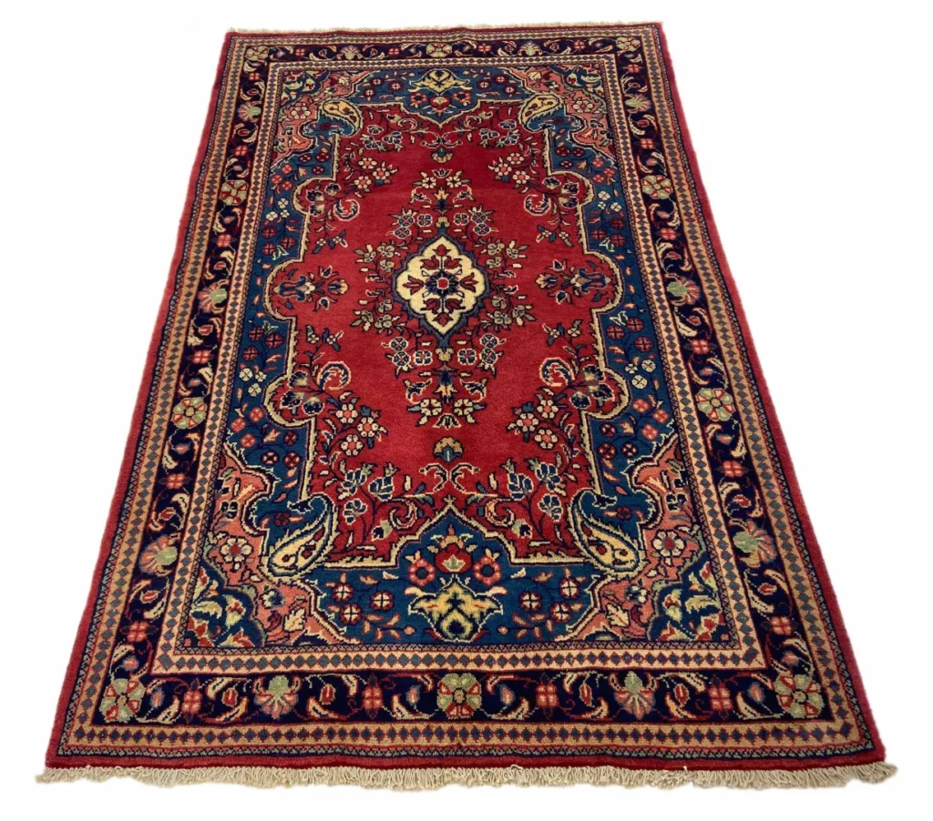 Perserteppich Hamadan 223 x 137 cm Wolle handgeknüpft