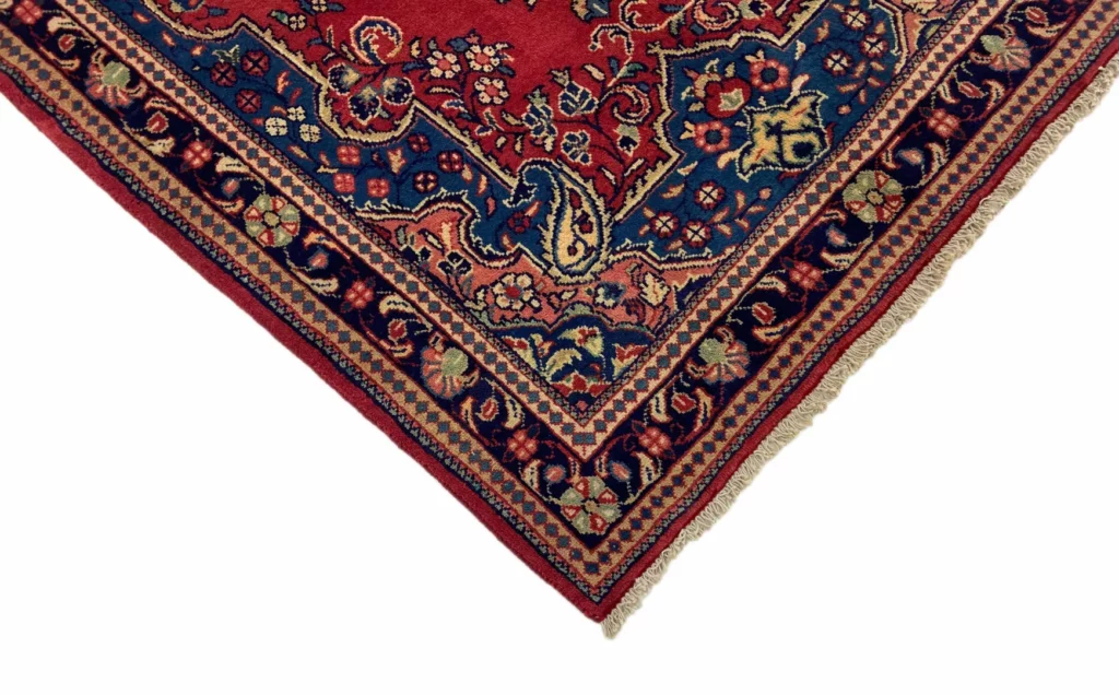 Perserteppich Hamadan 223 x 137 cm Wolle handgeknüpft