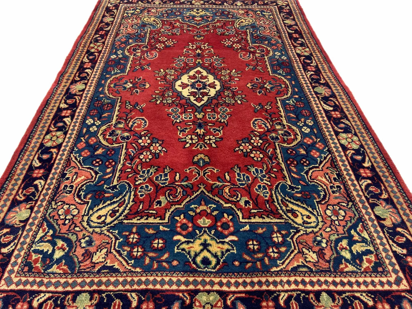Perserteppich Hamadan 223 x 137 cm Wolle handgeknüpft