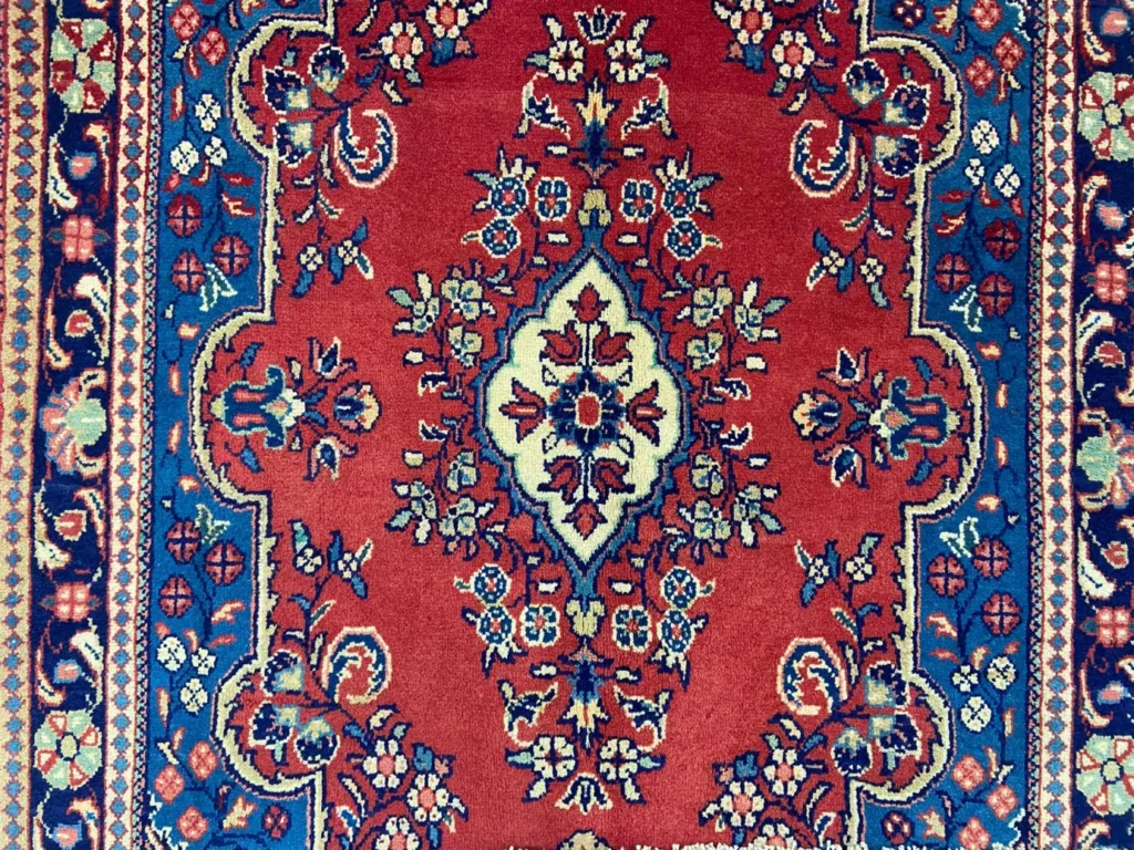 Perserteppich Hamadan 223 x 137 cm Wolle handgeknüpft